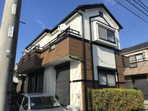 足立区　外壁塗装・屋根カバー工事　天然石吹き付け屋根セネターのカバー工法でメンテナンス要らず