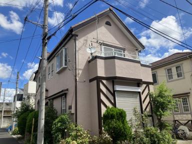 足立区 外壁塗装・シロアリ防除工事 高耐久無機塗料で長持ち!生き生きとした外観に