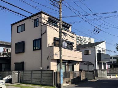 足立区 外壁塗装・屋根カバー工事 寒色から暖色へのカラーチェンジで優しい雰囲気に
